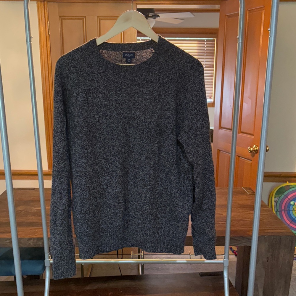 J. Crew Factory Men's Dark Gray Crewneck Sweater